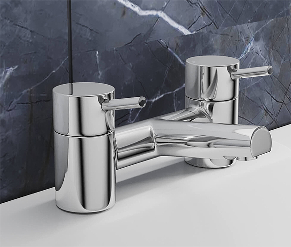 Bristan basin mixer tap in polished chrome for modern bathrooms.
