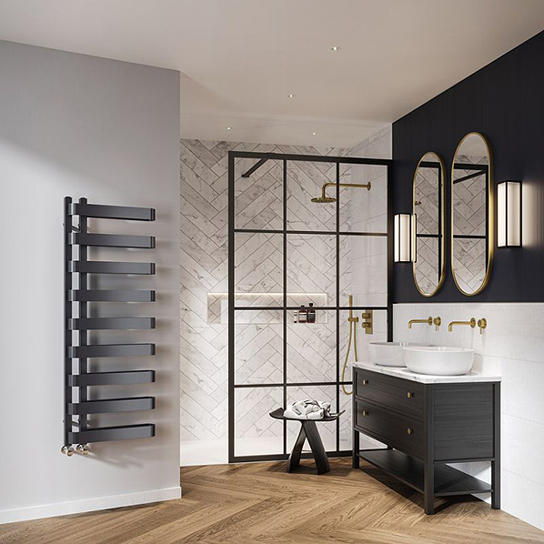 DQ Modus column radiators offer timeless design and can be customised.