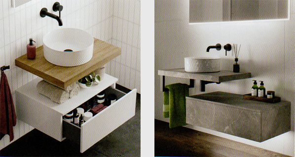 HiB vanity units maximise space with sleek, modern designs.
