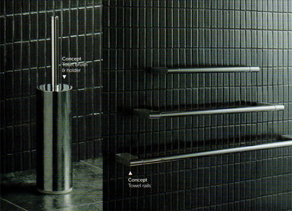 Ideal Standard accessories offer affordable style and lasting quality.