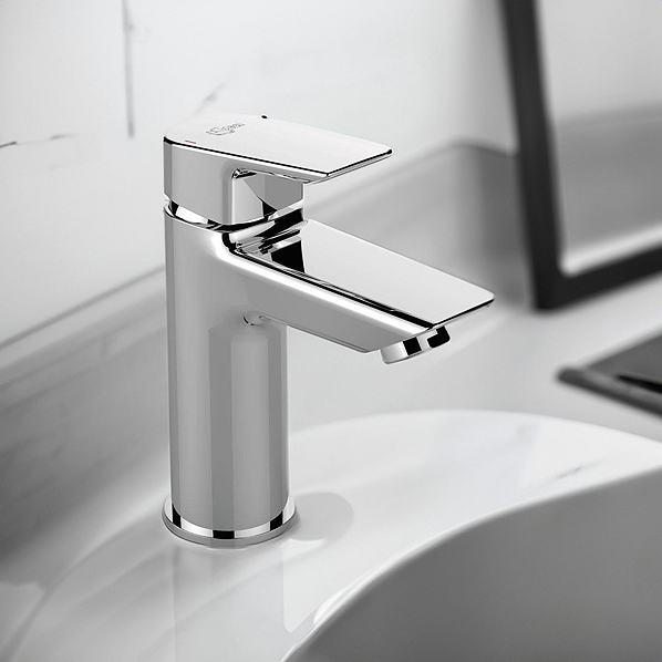 Ideal Standard basin mixer with classic styling.