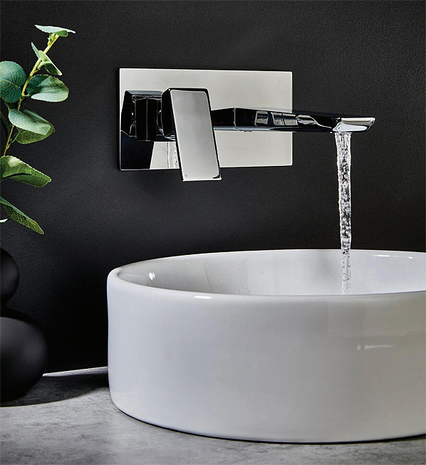 NOW Collection slim-lever basin mixer by Marflow.