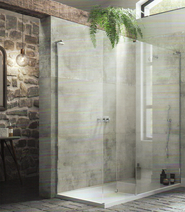 Walk-in enclosures bring a luxurious, open-plan feel to any bathroom.
