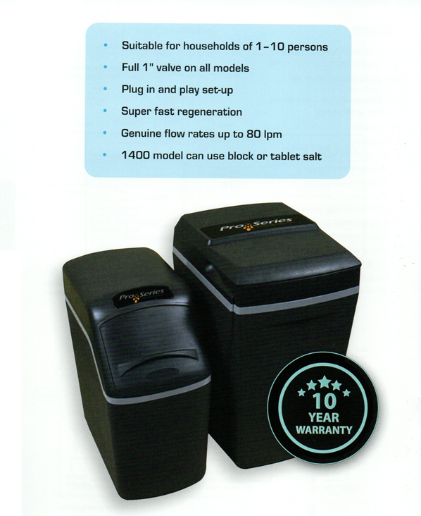 Great Water water softener system installed for bathroom water quality.